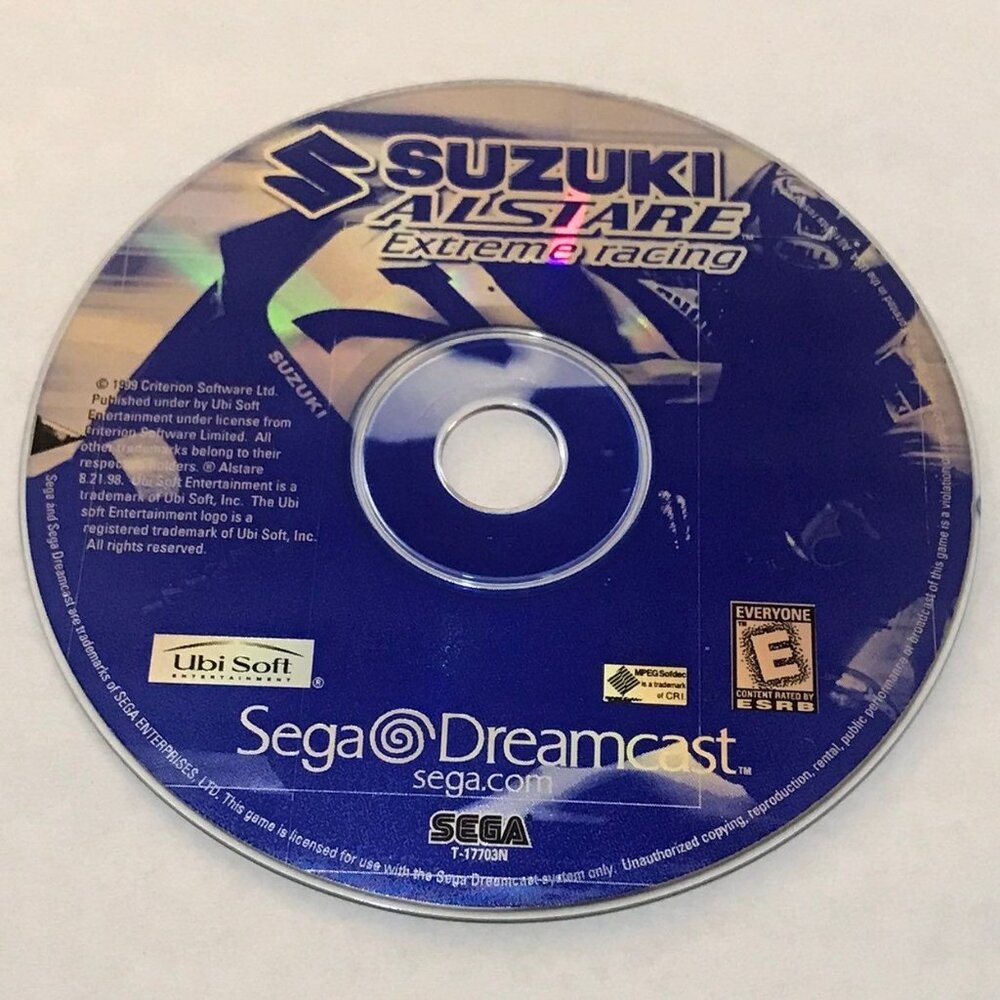 Sega Dreamcast Suzuki Alstare Extreme Racing